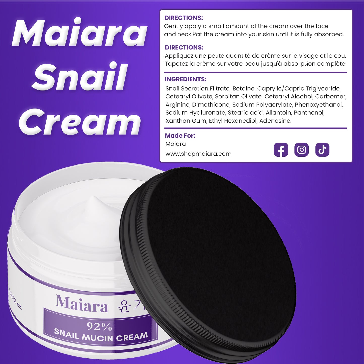 Snail Mucin Repair Cream